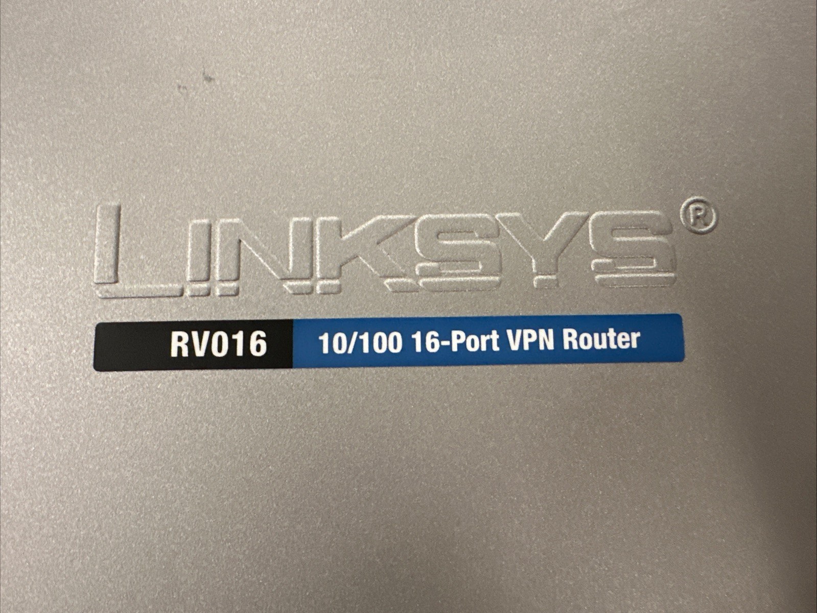 Linksys RV016 16-Port 10/100 VPN Router (B5) w Power Cord & FREE S/H SAME DAY