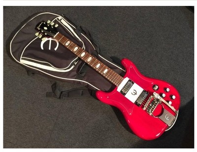 Epiphone Wilshire 50th Anniversary Crestwood Custom Red Electric Guitar and Case