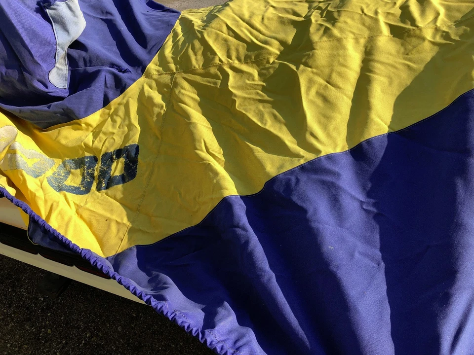 1996-2002 Sea-Doo GTX OEM Blue/Yellow PWC Storage Cover 97 98 99 00 01 - Image 3 of 4