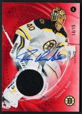 2025-26 SP Game-Used Greats Red Autograph Jersey Auto #92 Tuukka Rask 14/15