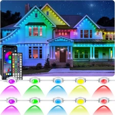 LETIANPAI 300FT Permanent Outdoor Lights, RGB (Red, Green, Blue)