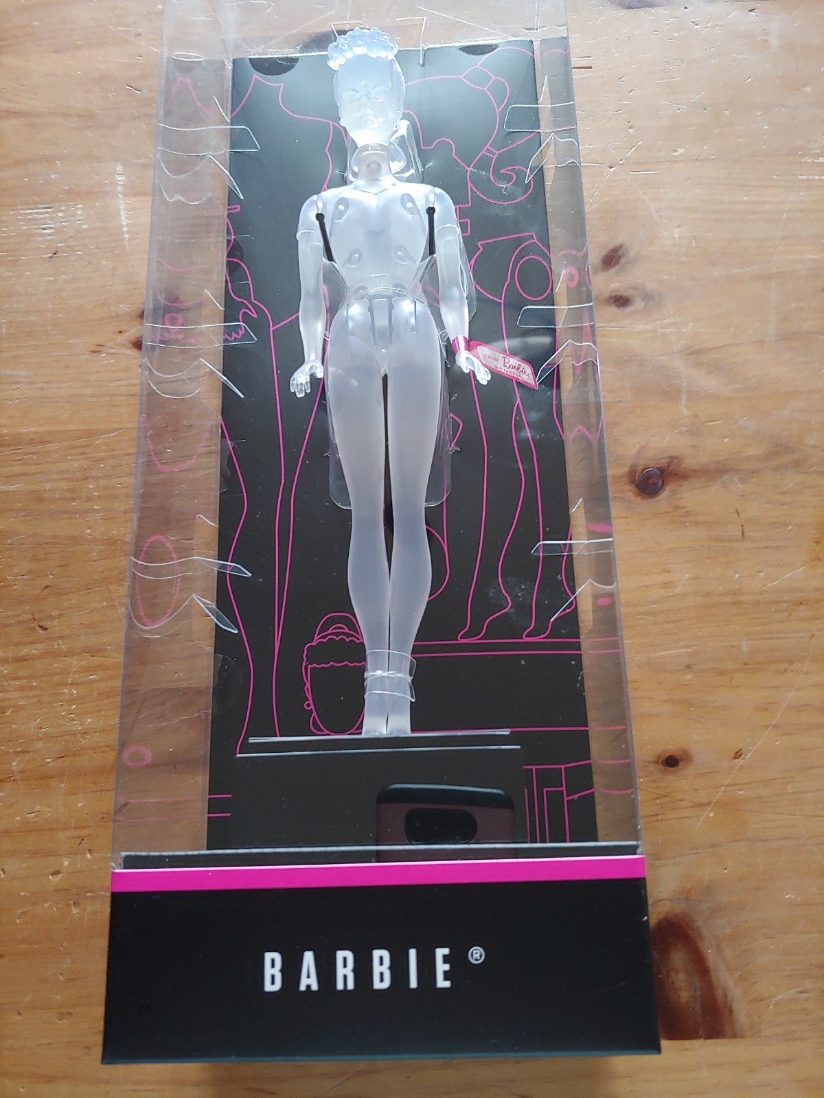 Barbie - Mattel Creations Art of Engineering Clear Doll GXL1