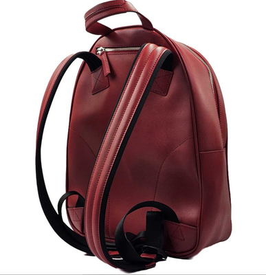 Montblanc Sartorial Red Leather Dome Backpack Small Size Compact