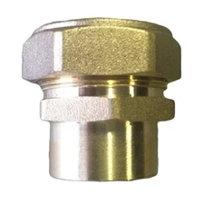 3/4" PEXworx Pex-Al-Pex Compression x Female Sweat Brass Fitting