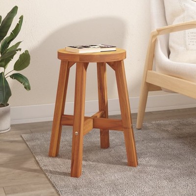 Hocker Stuhl Sitzhocker Gartenhocker Holzhocker Massivholz Akazie vidaXL