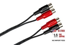 MID-201 Dual MIDI Cable, Dual 5-pin DIN to Same, 3.3 Feet