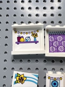 LEGO Friends 41317 Sunshine Catamaran Parts Lot of 8 Replacement Panel Slope