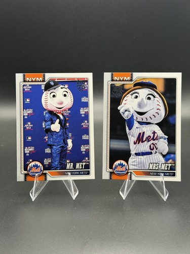 Mr. Met [Orange] #M-16 2025 Topps Celebration Mega Box Mascot card