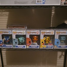 Funko Pop! Vinyl Pokémon Greninja Bulbasaur Charmander Pikachu Squirtle Figures