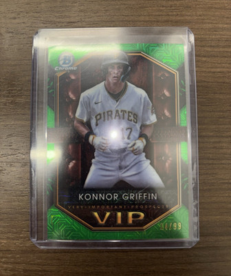 Topps 2025 Bowman Chrome VIP Very Important Prospects Konnor Griffin VIP-20 /99