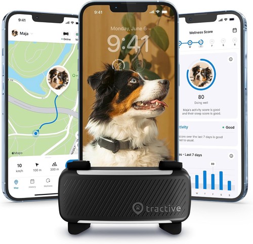 Latest Version Tractive DOG 6 GPS Tracker for Dogs Pet Location NEW Open box