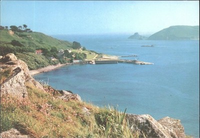 Herm Insel Dorf Hafen Ansicht Postkarte Kanalinseln Jarrold Chrom