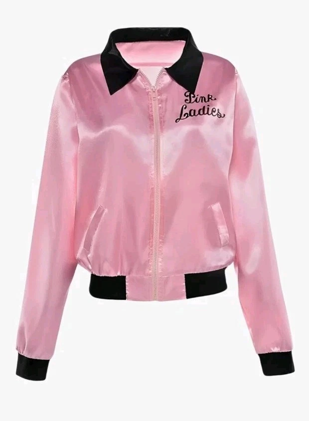 Iconic Retro 50's Pink Ladies Jacket (Adult Plus Size) - Perfect for... - Image 4 of 4