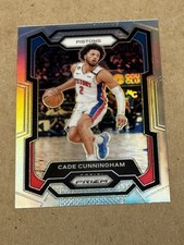 2023-24 Panini Prizm Cade Cunningham Silver Prizm SP Card 11 Pistons!