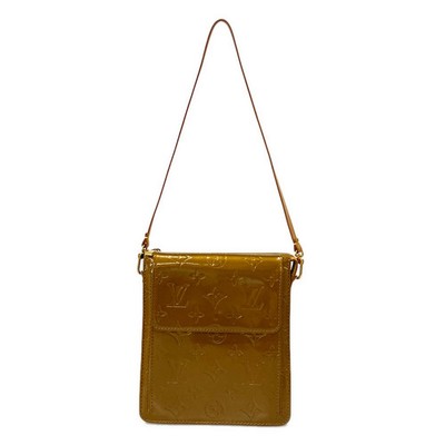 Louis Vuitton Mott Monogram Vernis Shoulder Bag M91138 Bronze