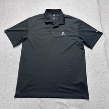 Nike Golf Polo Shirt Mens XL Black Fit Dry Performance Stretch Casual