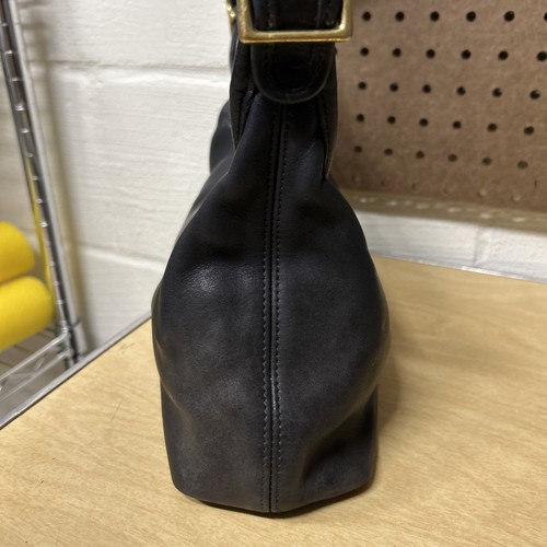Vintage Made In USA Coach 9059 Schultertasche — Schwarz - Bild 3 von 10