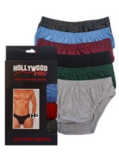 6 PK MEN'S BIKINI BREATHABLE COTTON UNDERWEAR SIZE EXTRA LARGE 38-40 LOW RISE