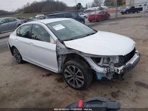 Used Left Door Mirror fits: 2015 Honda Accord power body colored Sedan w/o turn