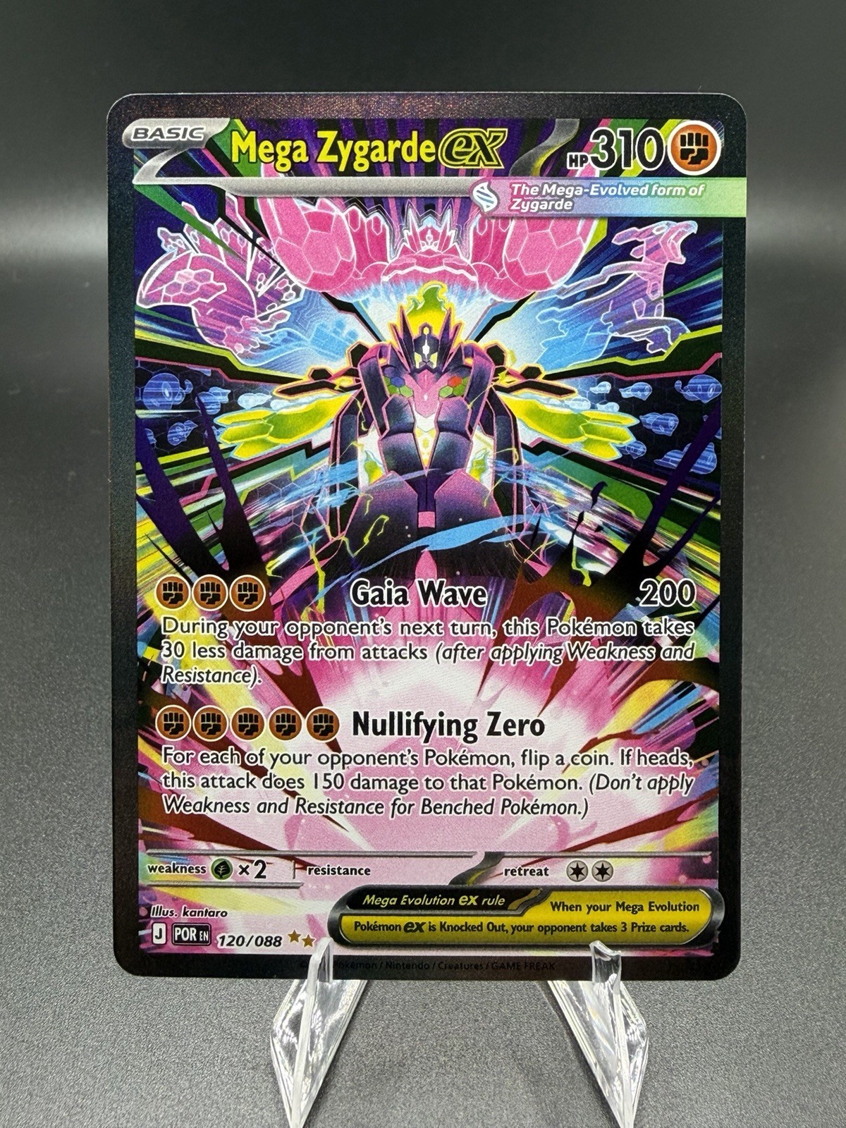 Pokémon TCG Mega Zygarde ex 120/088 Perfect Order NM
