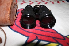 Vicki 4 Power 4 x 40 Field Binoculars With Tan Leather Case Japan