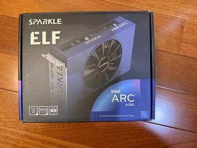 Sparkle Intel Arc A380 ELF DDR6 HDMI 2000MHz 6GB Single Fan Graphics Card