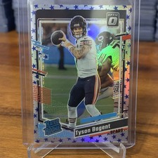 Panini 2023 Donruss Optic Tyson Bagent RC Rated Rookie #216 Bears Blue Stars