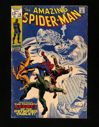 Amazing Spider-Man #74 VG- 3.5 Silvermane Appearance!! Marvel 1969