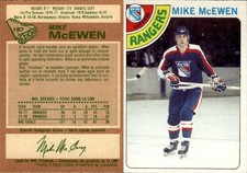 1978-79 O-Pee-Chee SET BREAK #187 Mike McEwen NMMT