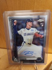 River Ryan #RA-RR 2025 Topps Chrome RC Auto Dodgers