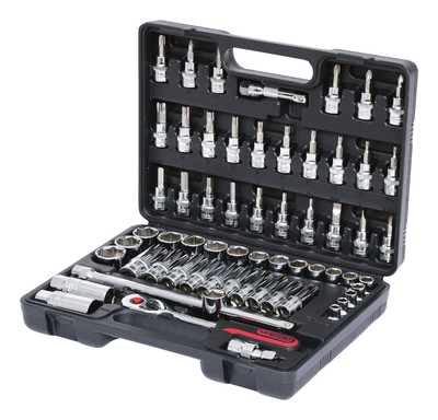 KS Tools 3/8'' CHROMEplus Steckschlüssel-Satz, 61-teilig - 918.0661