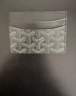 Black Goyard Cardholder Mens Wallet