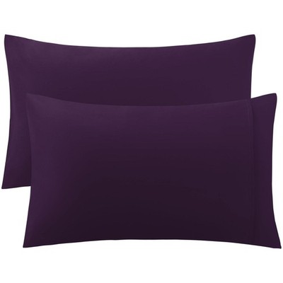 Kissenbezug aus ägyptischer Baumwolle mit 300 Fäden Standard/Queen Size 2 Stück tiefviolett