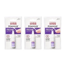 Pegamento de uñas Kiss Powerflex Precision 0,10 onzas (paquete de 3)