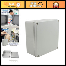 Weatherproof Junction Box 8"x8"x4" | IP65 Electrical Enclosure | Outdoor/Indoor