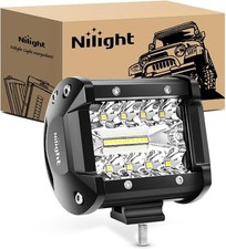 Led Pods 4Inch 60W Flood Spot Combo Off Road Driving Fog Light Bar Work Lighting