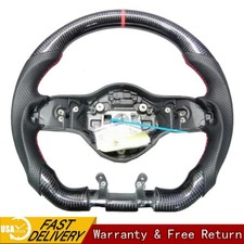 For 2018-2024 Mercedes-benz Amg Cla Glc Gla G63 Carbon Fiber Steering Wheel Flat For 2018-2024 Mercedes-benz Amg Cla Glc Gla G63 Carbon Fiber Steering Wheel Flat