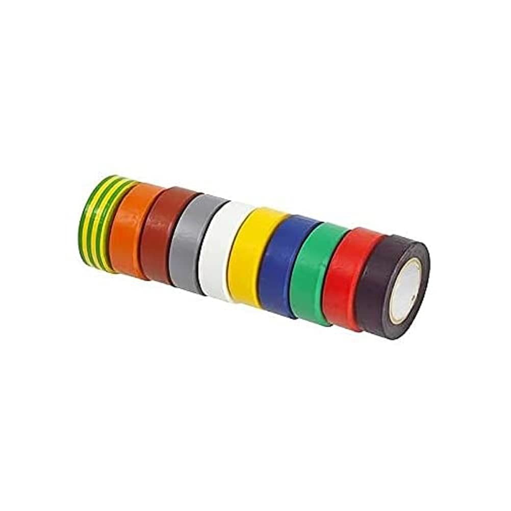Rubans d'isolation en PVC multicolore 141.6010 pour adhésif isolant électrique et protection