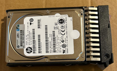HP Enterprise SAS 600GB 10K 2.5'' Server Festplatte   getestet, aus funktionieren