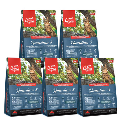 ORIJEN Cat Guardian 8 Adult Trockenfutter für Katzen 1,8 kg 4+1 GRATIS