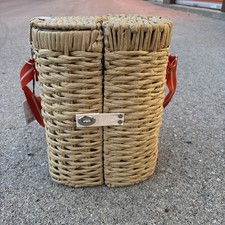 Woven Bottle Carrier - Hearth Hand with Magnolia