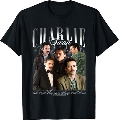 Twilight Charlie Swan Right Thing Isn't Always Obvious T-Shirt