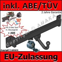 Ahk & Elektrosatz ES7 FüR Bmw X3 E83 04- AnhäNgerkupplung AnhäNgezugvorrichtung
