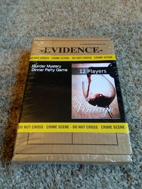 Murder Mystery Dinner Party Game ~A Bad Vintage~ 12 ...