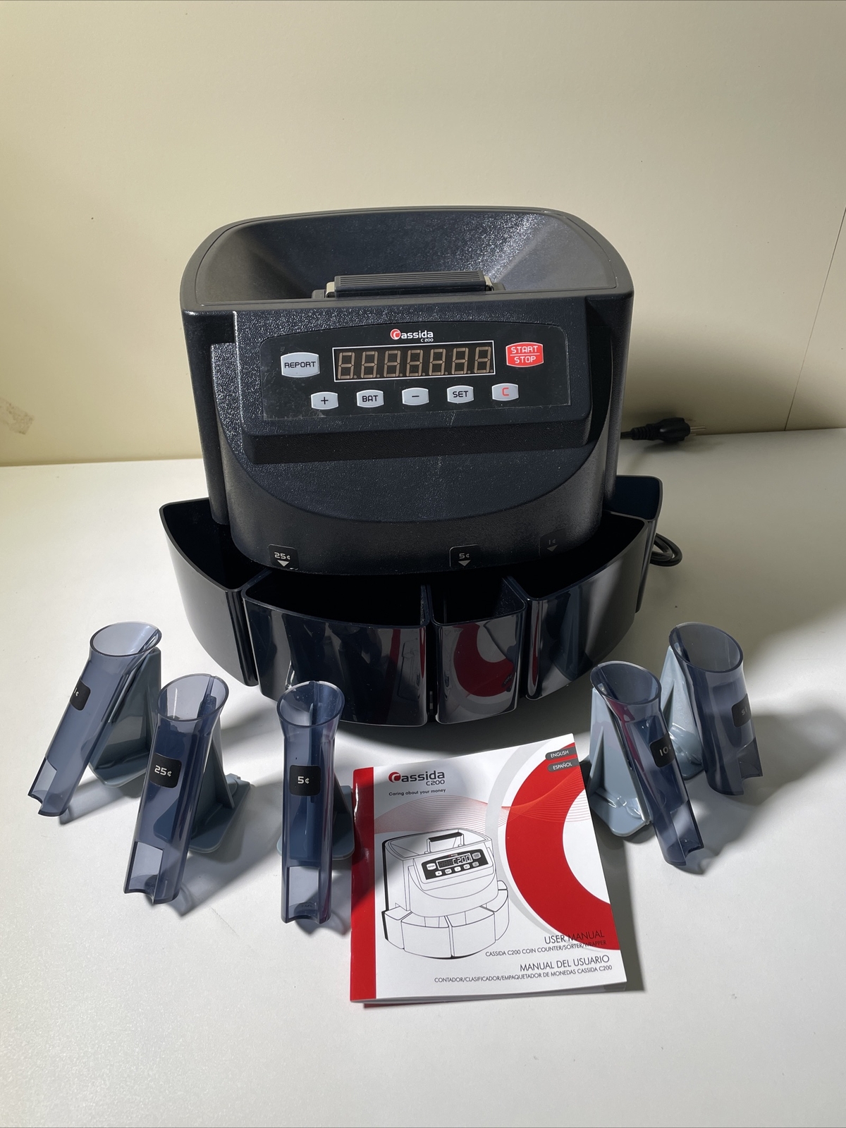 Cassida C200CAD Canadian Coin Counter/Sorter/Roller eBay