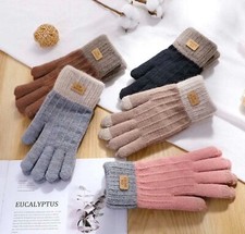 Winter Gloves For Men Women Touch Screen Non Slip Thermal Soft Knit Lining Glove