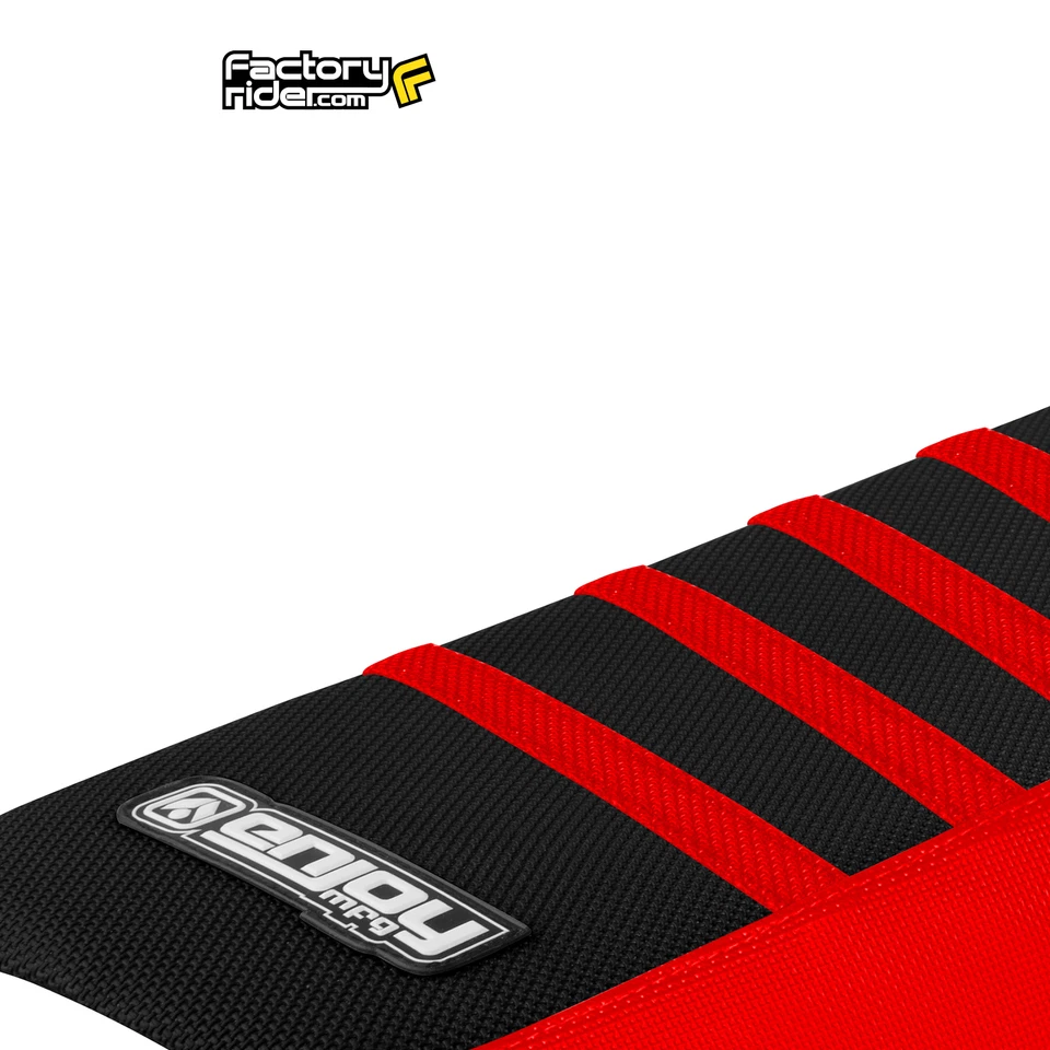 1992 - 1994 年本田 CR 250 座椅套 Enjoy MFG 红色和黑色带红色丝带 #119 — 第 3/4 张图片