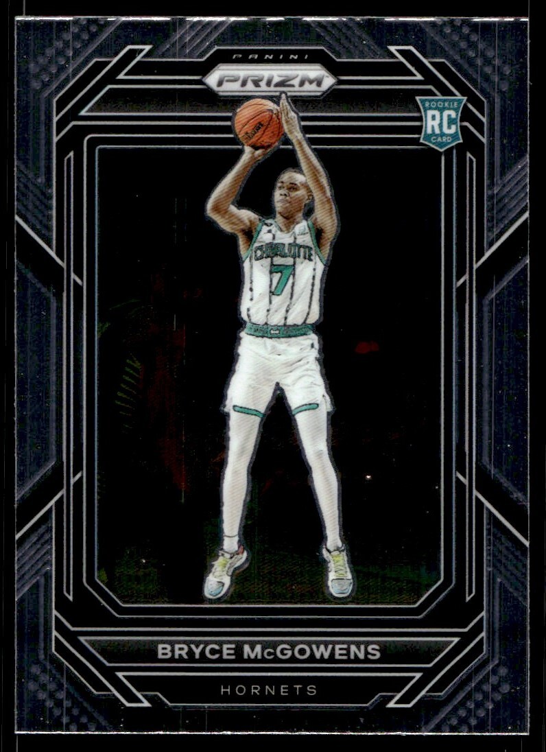 2022-23 Panini Prizm Bryce McGowens Rookie A68 Charlotte Hornets #222