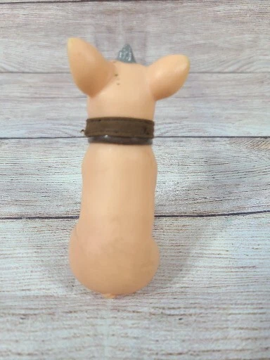 Cabeza de cerdo de vinilo duro vintage Babe And Friends se mueve 4,5" 1998 Foto 4 de 4