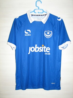  PORTSMOUTH 2014-15 HOME SHIRT SONDICO JERSEY SOCCER SIZE S